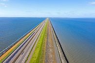 Aerial view of the Afsluitdijk over the IJsselmeer by Eye on You thumbnail