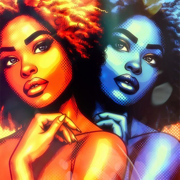 Two women by Digital Art Nederland