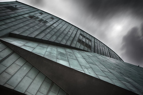 Abstracte architectuur in Rotterdam 
