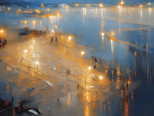 Abstrakter Strand