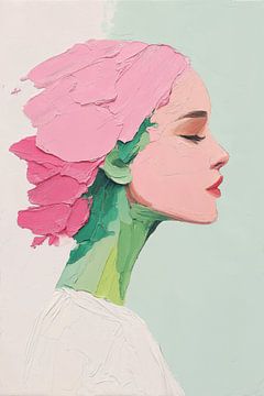 Mint & Roze no.5 van Studio BB