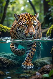 SPIRIT OF THE JUNGLE - Der Jaguar im Wasser von INFERAURUM
