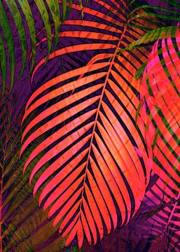 COLORFUL TROPICAL LEAVES no3 by Pia Schneider