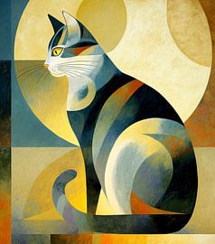 Majestätische getigerte Katze