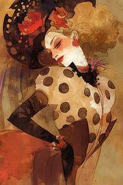 Elegant Dot Dreams van Blikvanger Schilderijen