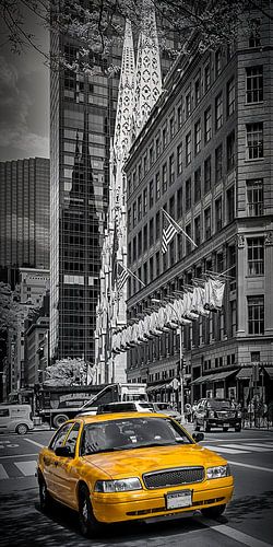 MANHATTAN 5th Avenue | Panorama vertikal von Melanie Viola