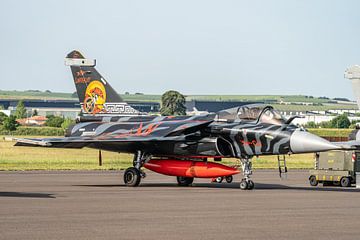 Dassault Rafale van het Tactical Display Team. van Jaap van den Berg