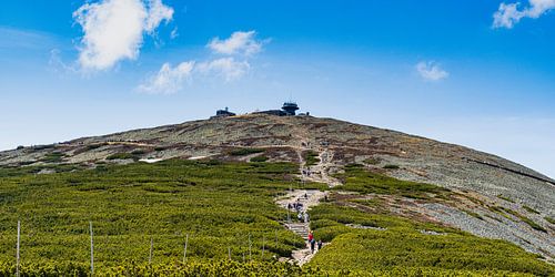 Wandelpad naar de Schneekoppe in het Reuzengebergte
