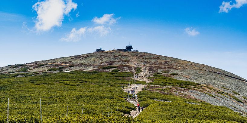 Wanderweg auf die Schneekoppe im Riesengebirge von Holger W. Spieker
