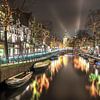 Les canaux d'Amsterdam s'illuminent sur Marc Hollenberg