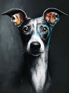 Whippet-Hundekunst #Hund