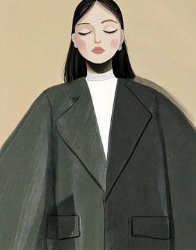 woman in shapes of nature 2 van TW living
