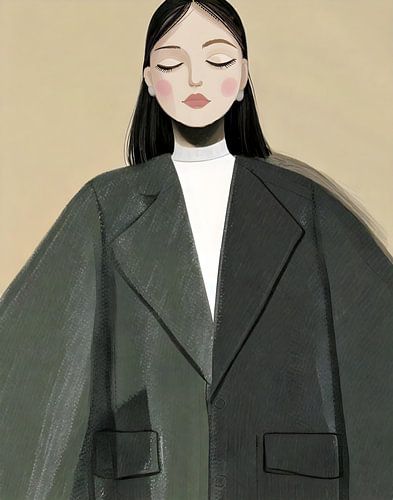 TW living - woman in shapes of nature 2 van TW living