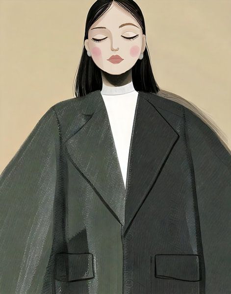 TW living - woman in shapes of nature 2 by TW living