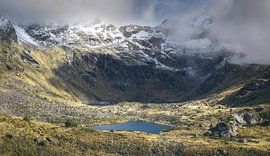 Les lacs de Tristaina, enveloppés de brume en Andorre sur PhotoCluster