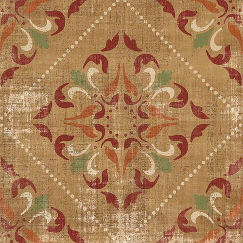 Moroccan Patchwork Red Tile II, Pela Studio