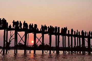 Spaziergang bei Sonnenuntergang