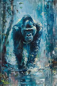 Mächtiger Gorilla