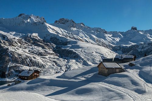 Almen des Beaufortain im Winter