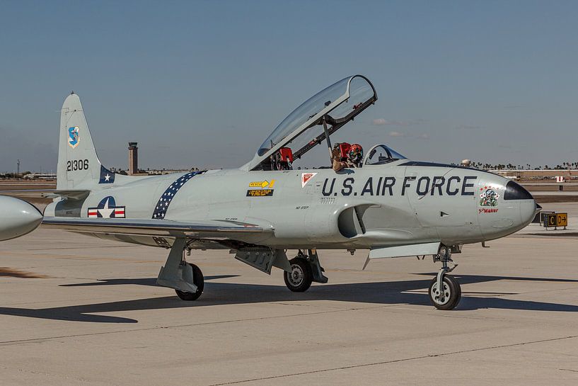 Lockheed T-33 Shooting Star Ace Maker. by Jaap van den Berg