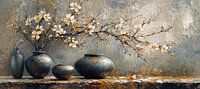Japandi Bloemstilleven | Whispering Petal Harmony