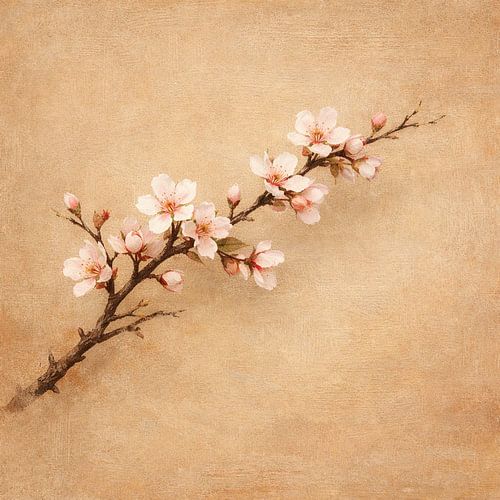 Bloesemtak in Stilte