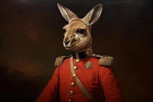 Känguru in Uniform