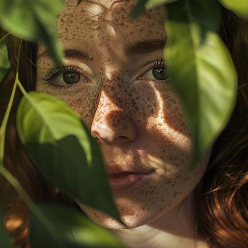 Natuurlijke schoonheid: Portret van een vrouw