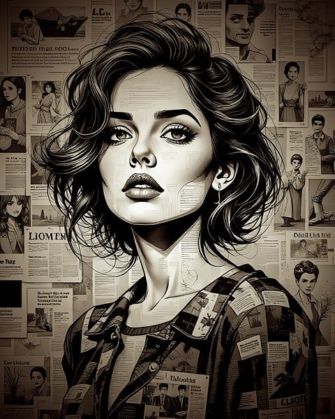 Portrait sépia par Jean Pierre