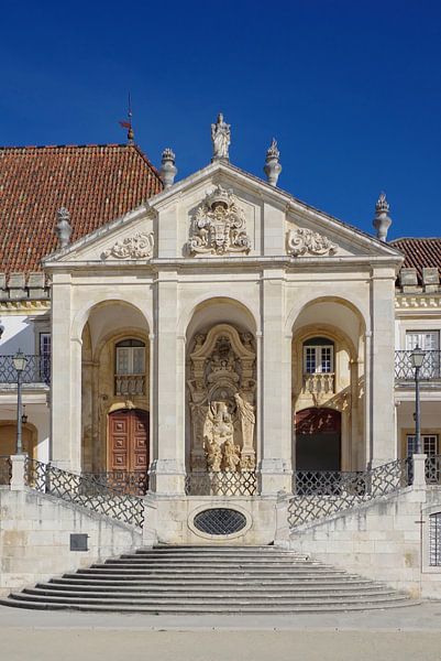 Coimbra: Via Latina stairway at the university by Berthold Werner