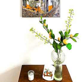 Photo de nos clients: Obidos au Portugal | Aquarelle par WatercolorWall, sur ArtFrame