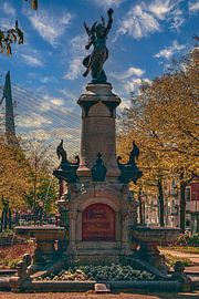Wilhelmina fountain Rotterdam