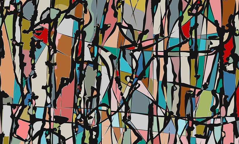 Multicolored 2 by Angel Estevez