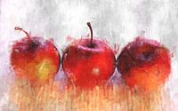 Apfel trio von Roswitha Lorz Miniaturansicht