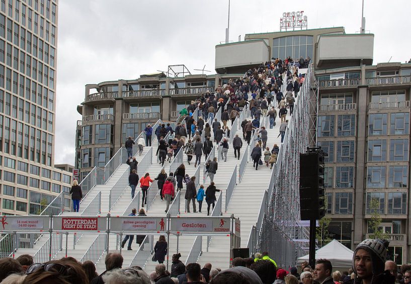 L'ouverture de l'Escalier Rotterdam par Henk Alblas