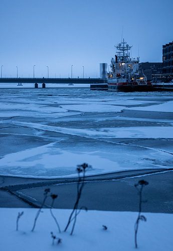 Lumière Bleue d’Hiver à Ruoholahti