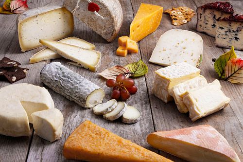 Gezelligheid met diverse soorten kaas