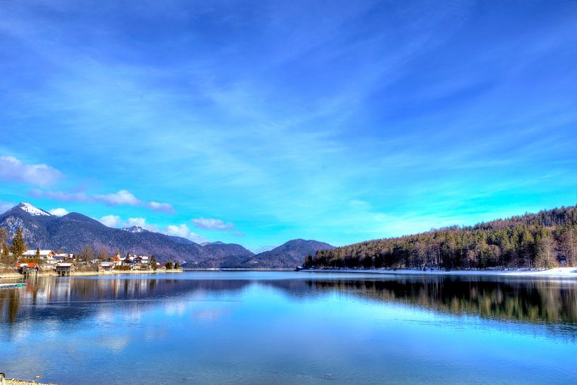 Avec vue sur le lac Walchensee par Roith Fotografie
