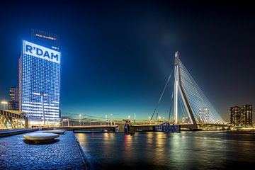 Rotterdam bei Nacht von Pieter van Dieren (pidi.photo)