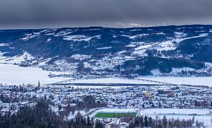 Lillehammer en hiver.
