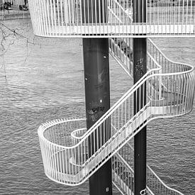 Trap naar water van Jeroen Hanskamp Art