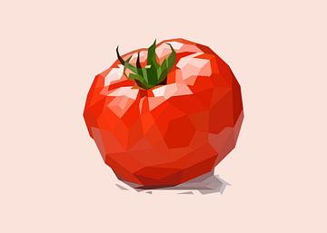 Tomaten Lowpoly van Rizky Dwi Aprianda