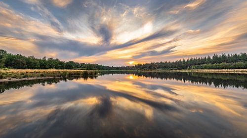 Zonsondergang bij het Buntven