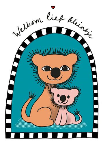 Welkom lief Kleintje van Aukje Kerkhof