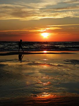 Sonnenuntergang  Bergen aan Zee