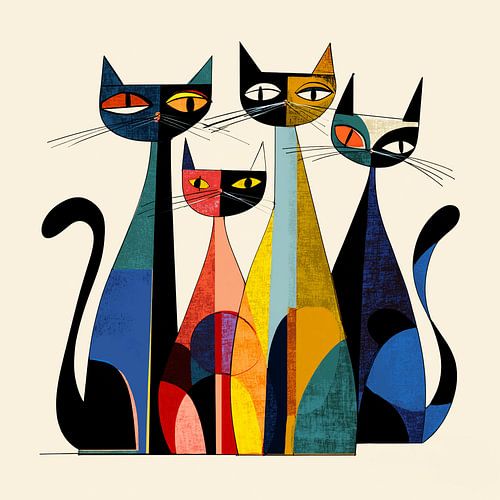 The Four Feline Musketeers