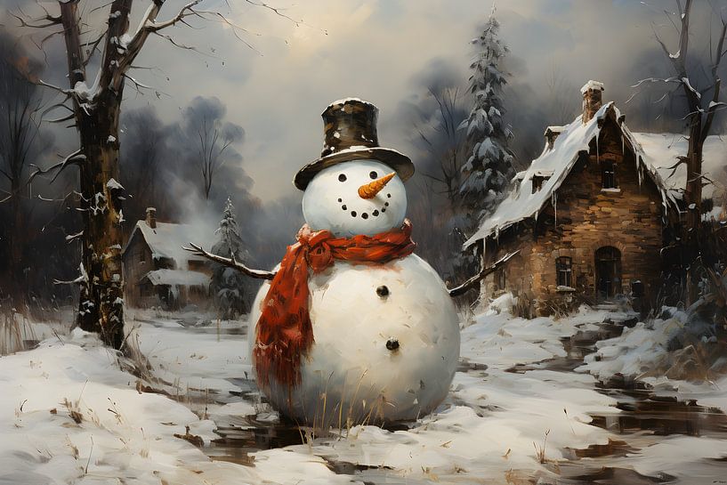 The funny snowman by Heike Hultsch