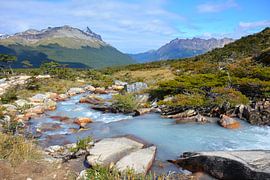 milky white river in peatland Argentina by My Footprints
