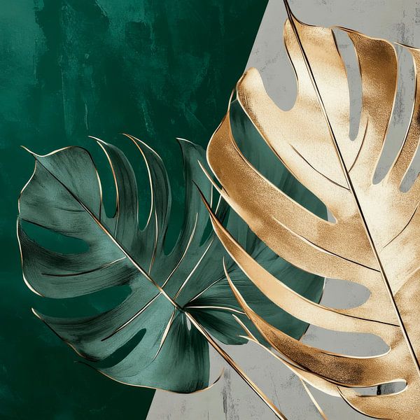 Tropische bladeren van Poster Art Shop