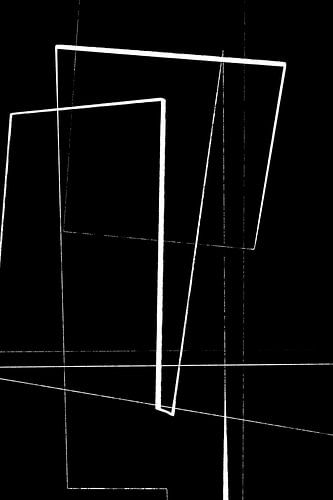 Lignes angulaires No 2 (Noir)